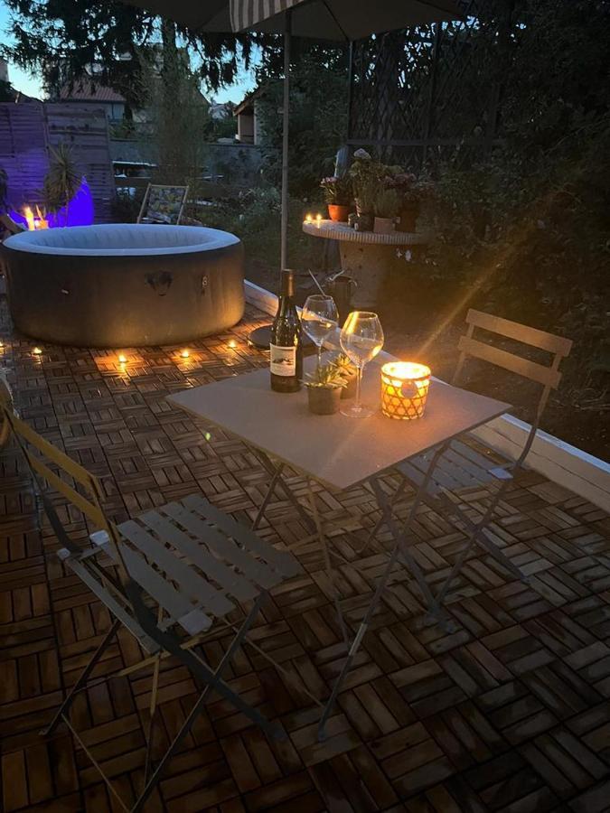 Superbe Appartement Avec Jacuzzi Avec Jardin Prive Lyon Ngoại thất bức ảnh